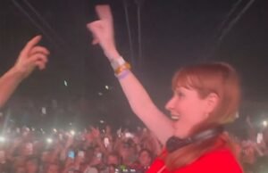 ¡Angela Raver! La viceprimera ministra se divierte en la cabina del DJ de Ibiza con Denise van Outen el día después de la advertencia de Starmer a la nación sobre los tiempos “dolorosos” que se avecinan
