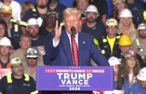 Donald Trump se pone colorado al atacar a Kamala en un mitin en Pensilvania… horas después de que se compartiera un video de Harris soltando la palabra F