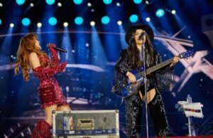 Maira y Maraisa Capricornio en la mejor actuación profesional en el escenario de la fiesta de la almohadilla de Barretos