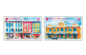 Se han emitido dos nuevos sellos para identificar 60 años de relación diplomática de Singapur-Thailandia