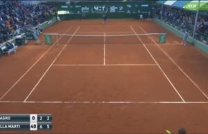 Estás jugando 638 competiciones profesionales y dejando el tenis con este golpe: Niko Almagro es inolvidable porque es inolvidable porque es inolvidable