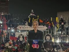 Kelly Osbourne hace una figura desgarradora mientras sostiene el premio a la trayectoria de Ozzy y dice que “habría significado mucho para él”.