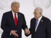 Trump y Mahmood Abbas compartieron los momentos de las relaciones en Egipto