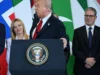 Trump dice “hermosa” al primer ministro italiano en la Cumbre de Gaza