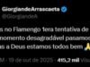 Arrascayetta denunció el intento de robo tras el partido de Flamengo en el Maracaná