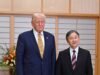 Trump se reúne con el emperador y el primer ministro de Japón antes de la cumbre con Xi Jinping