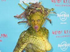Heidi Klum, la reina de Halloween, revela su último disfraz mientras se transforma en un personaje mitológico icónico