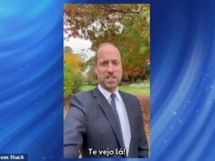 El príncipe William hace una aparición sorpresa en un programa de televisión brasileño antes de la entrega del Premio Earthshot