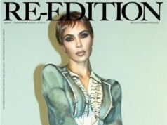 Kim Kardashian se desnuda para la portada de una revista ya que solo usa pintura corporal para proteger su modestia