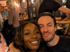 AJ Odudu hace una exhibición de amor con su apuesto prometido Peter Gibson mientras comparte instantáneas enamoradas de la pareja juntos después de revelar que sus planes de boda están actualmente en suspenso.