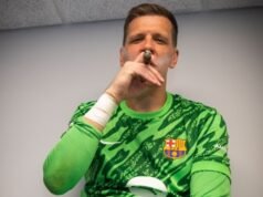 Wojciech Szczesny, fumador empedernido, revela que rompió el récord de grasa corporal del Barcelona, jugó GRATIS su primera temporada en España y está “harto del sufrimiento a largo plazo” tras una extraña lesión