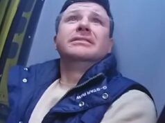 Momento hombre que atropelló y mató al hermano de su novia la noche en que se encontraron por primera vez sollozaba ‘¡Voy a ir a la cárcel!’ mientras es arrestado por la policía