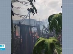 El incendio destruyó viviendas y mató perros en el barrio Barreiro de Belem