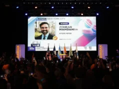 Tomado de la noche de las elecciones estadounidenses de 2025