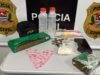 Dos detenidos en redada del SP con ganja, cocaína, lanza perfumes y éxtasis