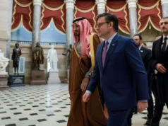 Recibido por el Príncipe Heredero de Arabia Saudita en un Congreso amistoso de EE.UU.