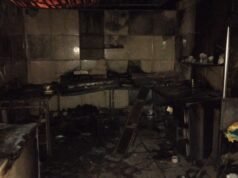Restaurante MG Burger rompió cilindro de gas y se incendió