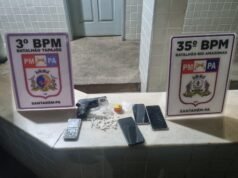 La policía militar frustra un robo y detiene a un grupo por tráfico de drogas en Santarém