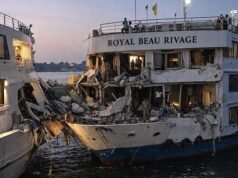 Dos cruceros se estrellan con un impacto “extremadamente violento” en el Nilo y matan a un turista durante un viaje para ver los tesoros antiguos de Egipto