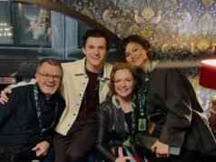 Zendaya se pone juguetona cuando se une a su prometido Tom Holland, sus padres y hermanos para un día lleno de diversión en The Traitors: Live Experience en Londres.