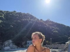 La novia modelo de Lando Norris, Magui Corceiro, deja asombrados a los fanáticos mientras se desnuda hasta quedar en bikini mientras toma el sol de invierno en Brasil.