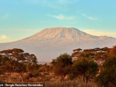 Cinco muertos tras estrellarse un helicóptero en el monte Kilimanjaro