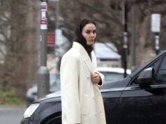 Holly Ramsay se viste de blanco mientras ella y su familia se dirigen a Bath antes de su boda con Adam Peaty, mientras su madre da un importante giro en las nupcias.