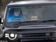 Andrew Mountbatten-Windsor aparece al volante del nuevo Land Rover Defender de 75.000 libras esterlinas que “le dieron gratis” antes de pasar la Navidad pasada en el Royal Lodge.