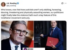 JK Rowling les dice a los políticos que se tomen en serio las amenazas de los activistas trans después de que el Mail revelara que una mafia planea destrozar las oficinas de ministros de alto rango.