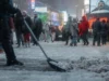 La nieve se acumula en el área de la ciudad de Nueva York cuando llega una tormenta invernal