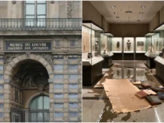 Libros del Departamento de Antigüedades Egipcias resultaron dañados por un derrame de agua en el Museo del Louvre de París