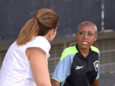 El niño con un 80% de quemaduras juega hoy en el Botafogo