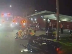 Un peatón muere en un accidente con una motocicleta frente a la estación de autobuses de Bukit Batok