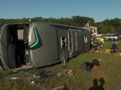 El autobús volcó en la rotonda interior de SP; Dos personas murieron y 38 resultaron heridas
