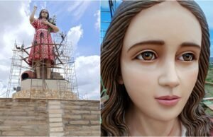 Ver foto: Finalizada la estatua de la Menina Benigna en Carriri
