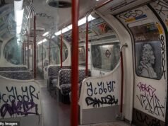 La represión de TfL contra el graffiti en el metro de Londres está costando £ 11 MILLONES hasta ahora